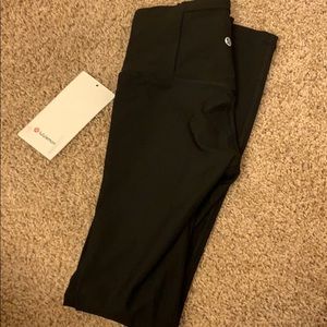 Black high waisted lululemon leggings